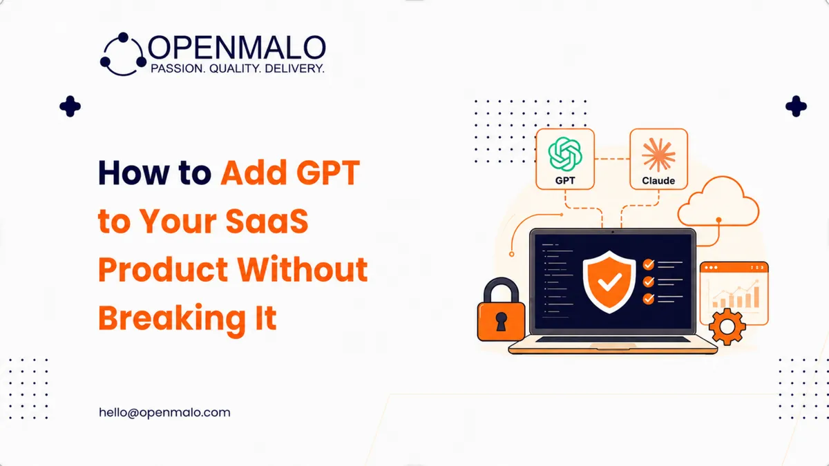 How to Add GPT to Your SaaS Product Without Breaking It