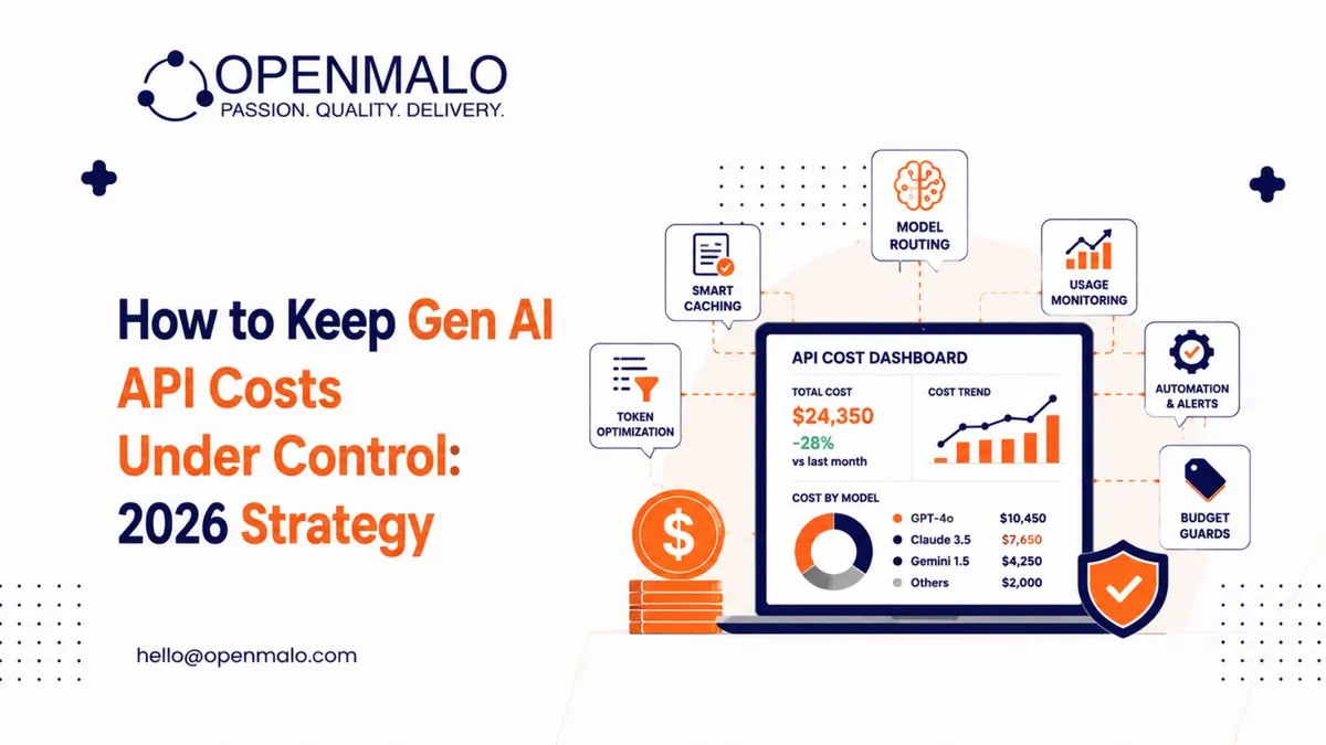 How to Keep Gen AI API Costs Under Control: 2026 Strategy | OpenMalo