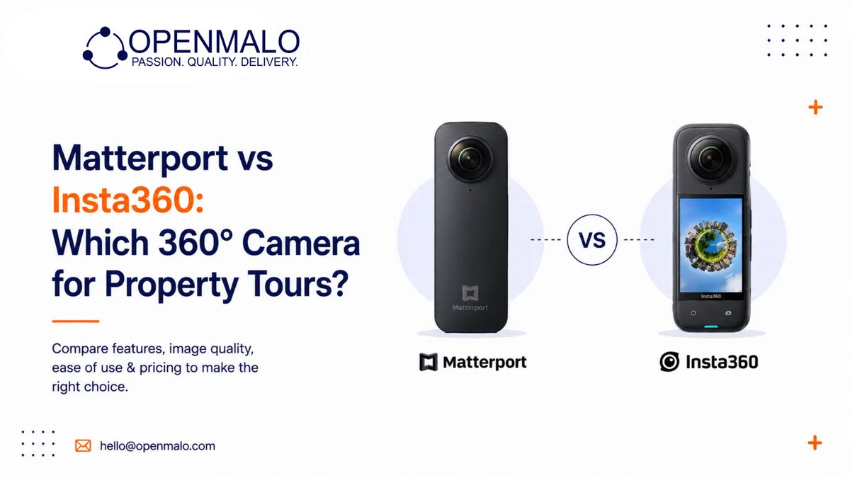 Matterport vs Insta360: Which 360° Camera for Property Tours?