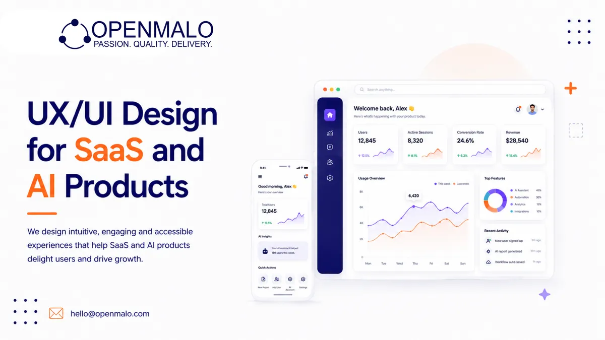 UX/UI Design for SaaS and AI Products