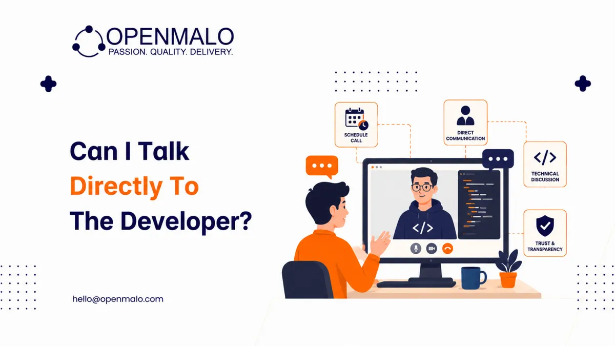 Can I Talk Directly To The Developer?