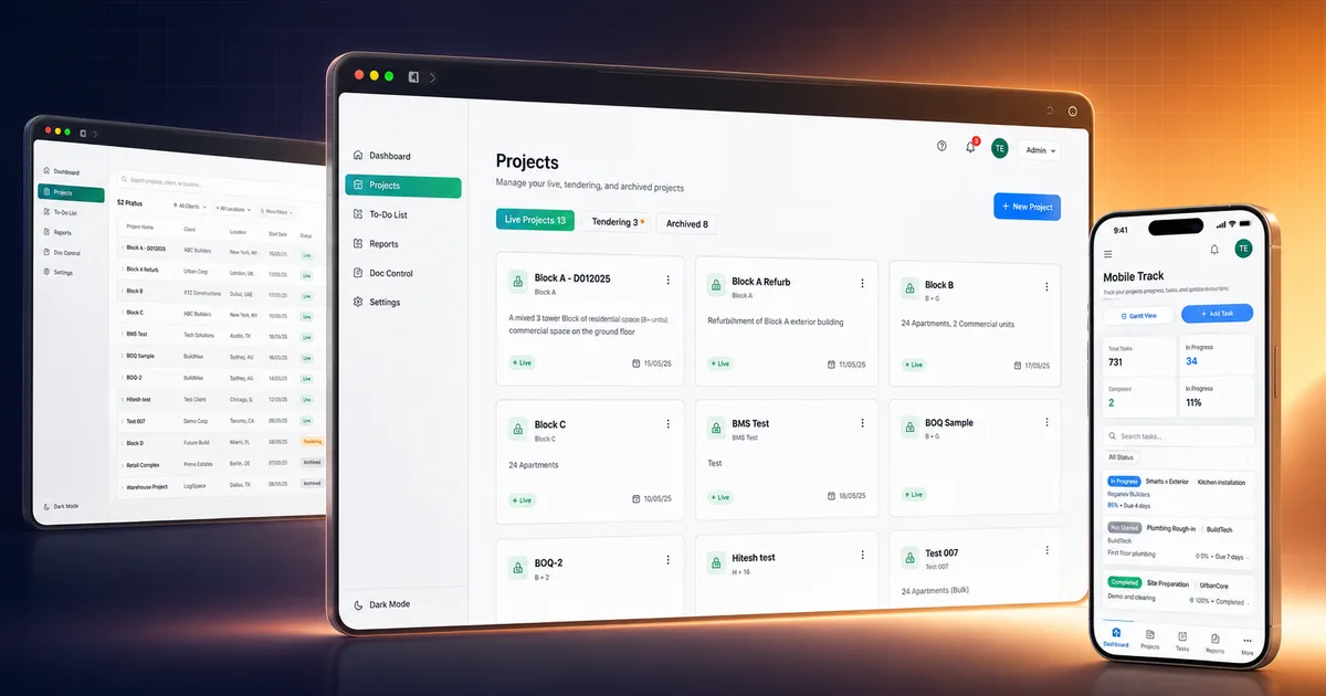 Construction Management SaaS — OpenMalo case study