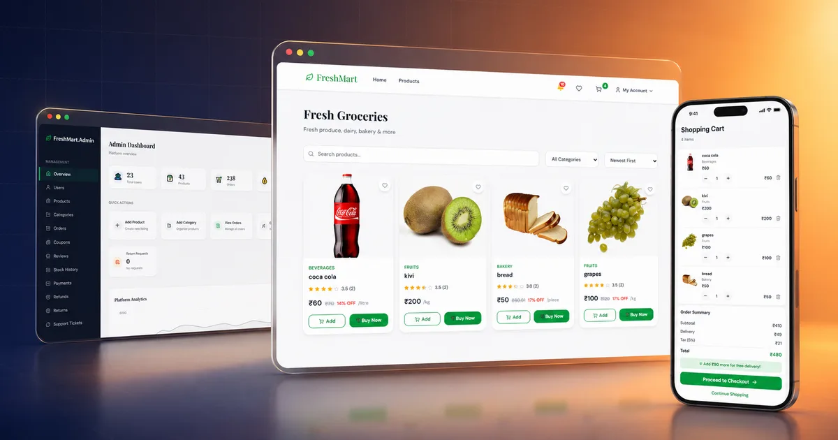 Multi-Vendor Grocery Marketplace