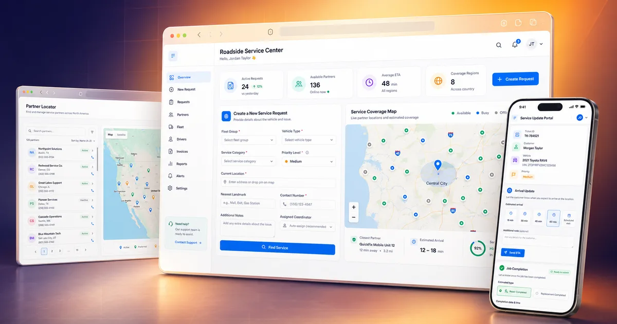 Roadside Truck Service Dispatch Platform — OpenMalo case study