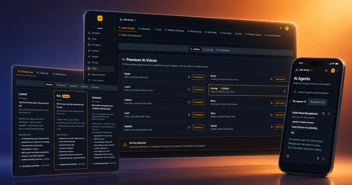 AI Voice Receptionist Platform